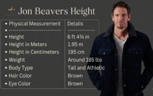 jon beavers height